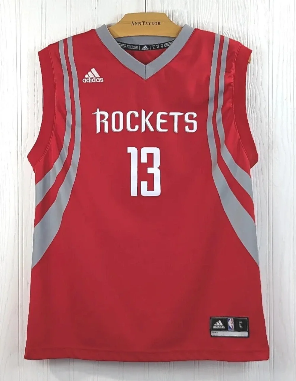 Adidas Youth NBA Houston Rockets James Harden #13 Basketball Jersey Size Large